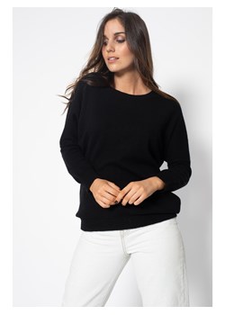 Perfect Cashmere Kaszmirowy sweter "Molly" w kolorze czarnym ze sklepu Limango Polska w kategorii Swetry damskie - zdjęcie 178244537