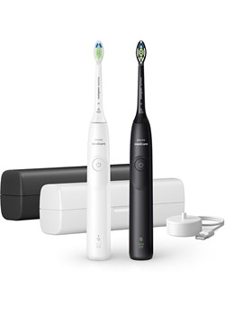Philips Szczoteczki soniczne (2 szt.) "Sonicare 5300" w kolorze czarno-białym ze sklepu Limango Polska w kategorii Szczoteczki do zębów - zdjęcie 178244609