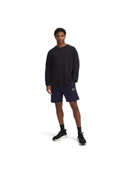 Męskie spodenki dresowe Under Armour UA Icon Fleece Short Taping - granatowe ze sklepu Sportstylestory.com w kategorii Spodenki męskie - zdjęcie 178253375