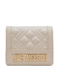 Mały Portfel Damski LOVE MOSCHINO JC5601PP1MLA0110 Beżowy ze sklepu eobuwie.pl w kategorii Portfele damskie - zdjęcie 178254268