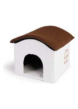 Lifa Living Domek w kolorze biało-brązowym dla zwierząt - 38 x 36 x 39 cm ze sklepu Limango Polska w kategorii Dla zwierząt - zdjęcie 178258805