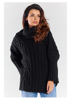 Awama Sweter w kolorze czarnym ze sklepu Limango Polska w kategorii Swetry damskie - zdjęcie 178259279