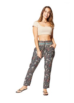 Aller Simplement Spodnie w kolorze czarno-kremowym ze sklepu Limango Polska w kategorii Spodnie damskie - zdjęcie 178259926