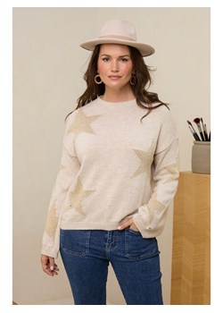 Curvy Lady Sweter w kolorze beżowym ze sklepu Limango Polska w kategorii Swetry damskie - zdjęcie 178260088
