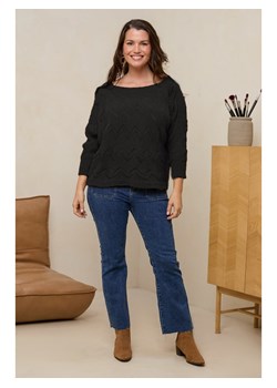 Curvy Lady Sweter w kolorze czarnym ze sklepu Limango Polska w kategorii Swetry damskie - zdjęcie 178260098