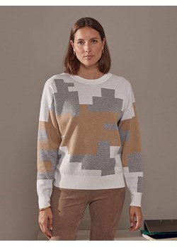Rodier Sweter w kolorze szaro-jasnobrązowo-białym ze sklepu Limango Polska w kategorii Swetry damskie - zdjęcie 178260865