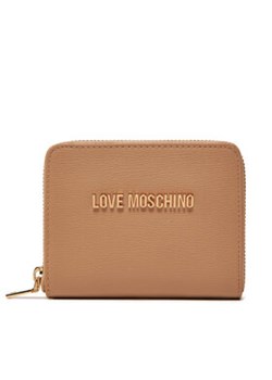 LOVE MOSCHINO Mały Portfel Damski JC5702PP1MLD0105 Beżowy ze sklepu MODIVO w kategorii Portfele damskie - zdjęcie 178262375