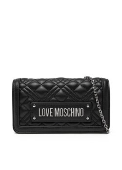 LOVE MOSCHINO Torebka JC5681PP1MLA000B Czarny ze sklepu MODIVO w kategorii Kopertówki - zdjęcie 178262438