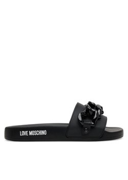 LOVE MOSCHINO Klapki JA28132G1MI17000 Czarny ze sklepu MODIVO w kategorii Klapki damskie - zdjęcie 178262677