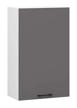Szara minimalistyczna górna szafka do kuchni - Vivienne 15X 50 cm ze sklepu Edinos.pl w kategorii Szafki i regały łazienkowe - zdjęcie 178264168