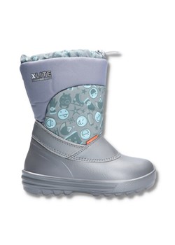 Szare śniegowce dziecięce ALEX super lekkie z EVA ze sklepu Demar24 w kategorii Buty zimowe dziecięce - zdjęcie 178265285