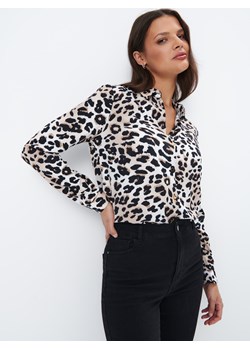 Mohito - Koszula z wiskozy - beżowy ze sklepu Mohito w kategorii Koszule damskie - zdjęcie 178268246