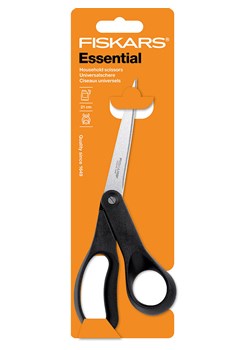Fiskars Nożyczki uniwersalne &quot;Essential&quot; w kolorze czarnym - dł. 21,5 cm ze sklepu Limango Polska w kategorii Akcesoria kuchenne - zdjęcie 178269956