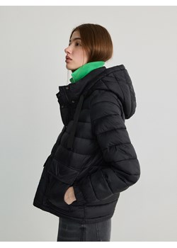 Reserved - Pikowana kurtka light padded - czarny ze sklepu Reserved w kategorii Kurtki damskie - zdjęcie 178278498