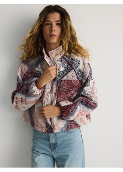 Reserved - Pikowana kurtka z bawełnianej tkaniny - wielobarwny ze sklepu Reserved w kategorii Kurtki damskie - zdjęcie 178281559