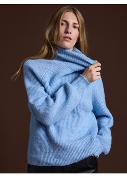 Reserved - Sweter z golfem - jasnoniebieski ze sklepu Reserved w kategorii Swetry damskie - zdjęcie 178289455