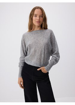 Reserved - Sweter z wełną i domieszką alpaki - szary ze sklepu Reserved w kategorii Swetry damskie - zdjęcie 178291467