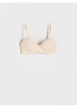 Reserved - Bawełniany biustonosz - kremowy ze sklepu Reserved w kategorii Staniki dla dziewczynki - zdjęcie 178295607