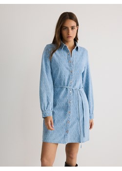 Reserved - Jeansowa sukienka - niebieski - id: 8450B-50J - marki Reserved - 178296008 Reserved - Jeansowa sukienka - niebieski ze sklepu Reserved w kategorii Sukienki - zdjęcie 178296008