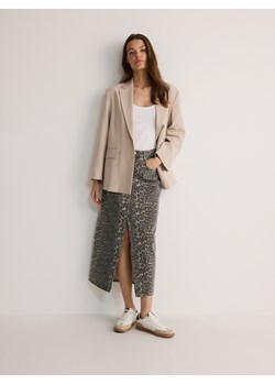 Reserved - Spódnica midi ze zwierzęcym wzorem - wielobarwny ze sklepu Reserved w kategorii Spódnice - zdjęcie 178297158