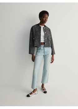 Reserved - Jeansy straight leg - niebieski ze sklepu Reserved w kategorii Jeansy damskie - zdjęcie 178297899