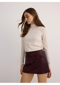 Reserved - Spódnico-szorty z imitacji skóry - burgundowy ze sklepu Reserved w kategorii Szorty - zdjęcie 178297969