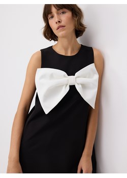 Reserved - Sukienka mini z kokardą - czarny ze sklepu Reserved w kategorii Sukienki - zdjęcie 178297976
