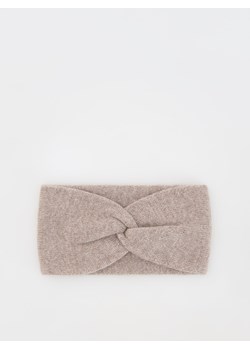 Reserved - Opaska na głowę z wełną - brązowy ze sklepu Reserved w kategorii Opaski do włosów - zdjęcie 178298195