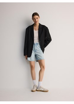 Reserved - Jeansowe szorty z przetarciami - niebieski ze sklepu Reserved w kategorii Szorty - zdjęcie 178298349