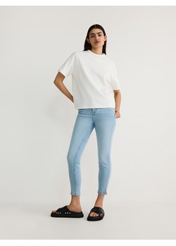 Reserved - Jeansy slim fit - niebieski ze sklepu Reserved w kategorii Jeansy damskie - zdjęcie 178298835