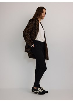 Reserved - Jeansy slim ze średnim stanem - czarny ze sklepu Reserved w kategorii Jeansy damskie - zdjęcie 178301269