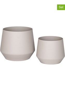 House Nordic Doniczki (2 szt.) w kolorze beżowym ze sklepu Limango Polska w kategorii Doniczki i osłonki - zdjęcie 178302889
