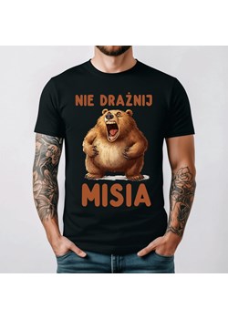 Koszulka męska NIE DRAŻNIJ MISIA ze sklepu Time For Fashion w kategorii T-shirty męskie - zdjęcie 178303055