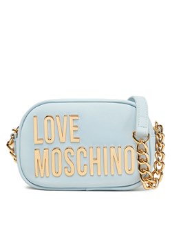 Torebka LOVE MOSCHINO JC4026PP1MKD0712 Błękitny ze sklepu eobuwie.pl w kategorii Listonoszki - zdjęcie 178303119