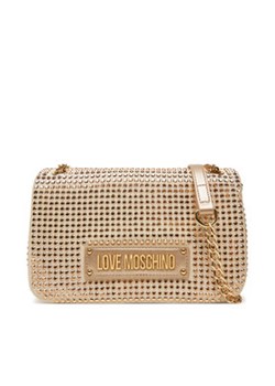 LOVE MOSCHINO Torebka JC4136PP1MLL196A Beżowy ze sklepu MODIVO w kategorii Kopertówki - zdjęcie 178305097