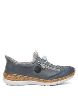 Rieker Sneakersy N42F2-14 Granatowy ze sklepu MODIVO w kategorii Buty sportowe damskie - zdjęcie 178308355