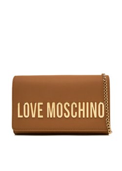 LOVE MOSCHINO Torebka JC4103PP1MKD0201 Brązowy ze sklepu MODIVO w kategorii Kopertówki - zdjęcie 178312866