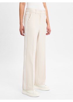 Cambio Damskie spodnie materiałowe Cambio - Amelie Kobiety beżowy jednolity ze sklepu vangraaf w kategorii Spodnie damskie - zdjęcie 178316376