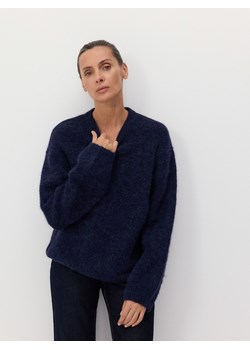 Reserved - Sweter z wełną z alpaki - granatowy ze sklepu Reserved w kategorii Swetry damskie - zdjęcie 178318528