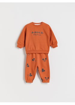 Reserved - Komplet Mickey Mouse - koralowy ze sklepu Reserved w kategorii Odzież dla niemowląt - zdjęcie 178322238