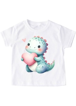 Koszulka z dinozaurem na Dzień Dinozaura - dinozaur82 ze sklepu Time For Fashion w kategorii Bluzki dziewczęce - zdjęcie 178324796