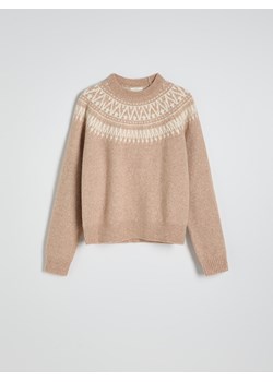 Reserved - Sweter z wełną - złamana biel ze sklepu Reserved w kategorii Swetry damskie - zdjęcie 178327489