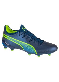 Buty piłkarskie Puma King Ultimate FG/AG 107563-04 niebieskie ze sklepu ButyModne.pl w kategorii Buty sportowe męskie - zdjęcie 178328958