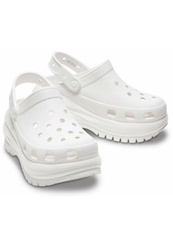 Klapki Crocs Mega Crush Clog 207988-100 białe ze sklepu ButyModne.pl w kategorii Klapki damskie - zdjęcie 178329045