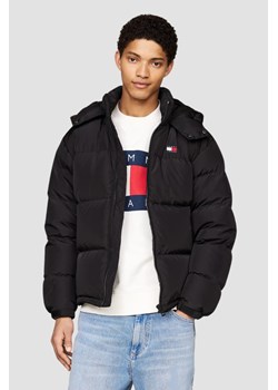 TOMMY JEANS Czarna męska kurtka z naturalnym wypełnieniem, Rozmiar L ze sklepu outfit.pl w kategorii Kurtki męskie - zdjęcie 178330555