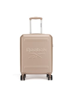 Reebok Walizka kabinowa RBK-WAL-023-CCC-S Beżowy ze sklepu MODIVO w kategorii Walizki - zdjęcie 178333259