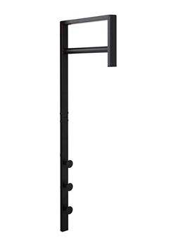 House Nordic Wieszak w kolorze czarnym - 30 x 82 x 3 cm ze sklepu Limango Polska w kategorii Szafy - zdjęcie 178334859