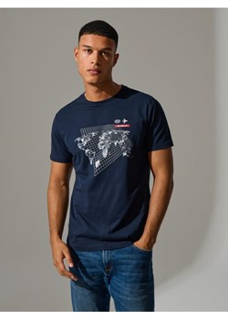 Sinsay - Koszulka - granatowy ze sklepu Sinsay w kategorii T-shirty męskie - zdjęcie 178338887