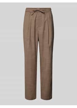 Spodnie materiałowe o kroju relaxed fit z tunelem ze sklepu Peek&Cloppenburg  w kategorii Spodnie męskie - zdjęcie 178339118