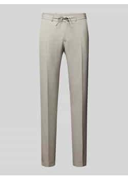 Spodnie do garnituru o kroju slim fit w kant model ‘SPARTAFLEX’ ze sklepu Peek&Cloppenburg  w kategorii Spodnie męskie - zdjęcie 178339195